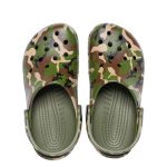 Crocs Classic Printed Camo Clog - Green