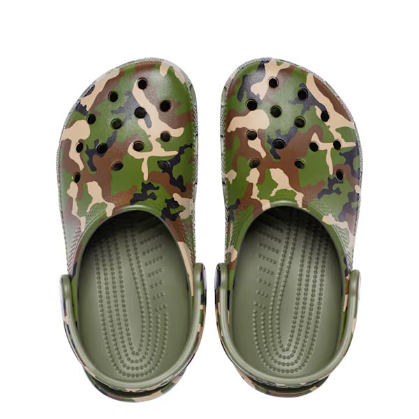 Crocs Classic Printed Camo Clog - Green