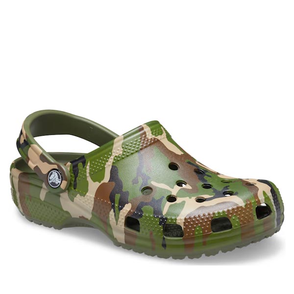 Crocs Classic Printed Camo Clog - Green