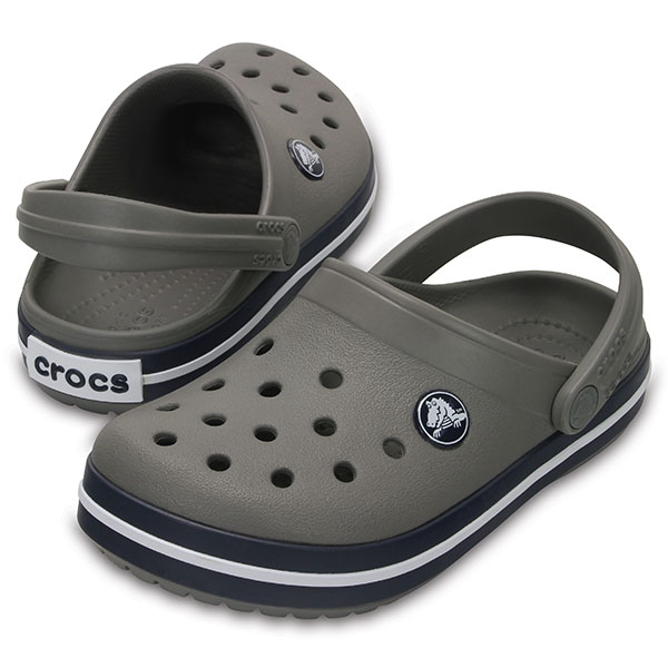 Crocs Kids Crocband Clog - Smoke/Navy