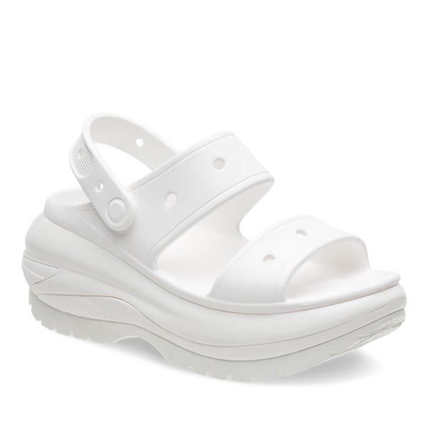 Crocs Mega Crush Sandal - White