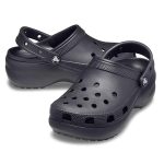 Crocs Women's Classic Platform Clog - Black