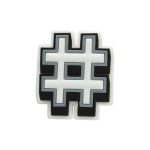 Hashtag Jibbitz Charm
