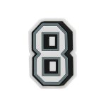 Number 8 Jibbitz Charm