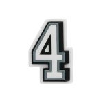 Number 4 Jibbitz Charm