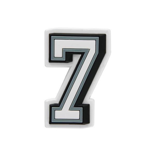 Number 7 Jibbitz Charm