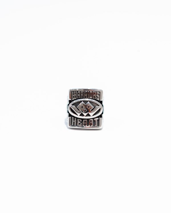 Stainless steel Geometry vintage letter Ring